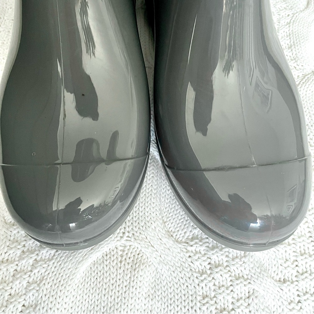 UGG Sienna Gray Rain Boots Waterproof Rubber Mid-Calf Boots Size 9 - Picture 7 of 7